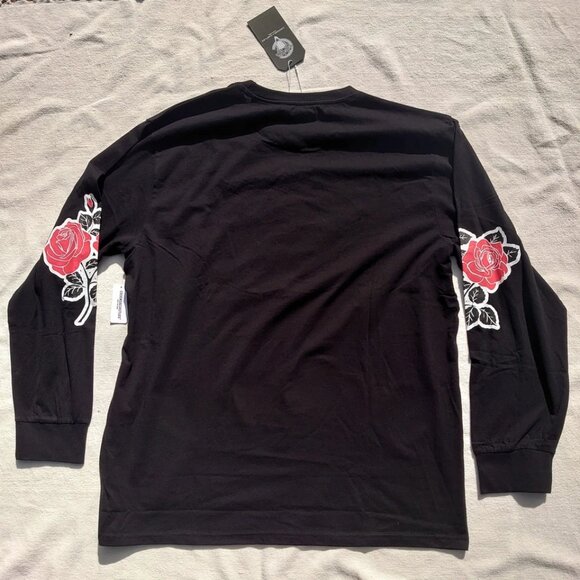 Crooks & Castles Roses Gun Long Sleeve Tee Embroidery Logo 3XL NWT BRAND NEW TAG - Picture 5 of 5